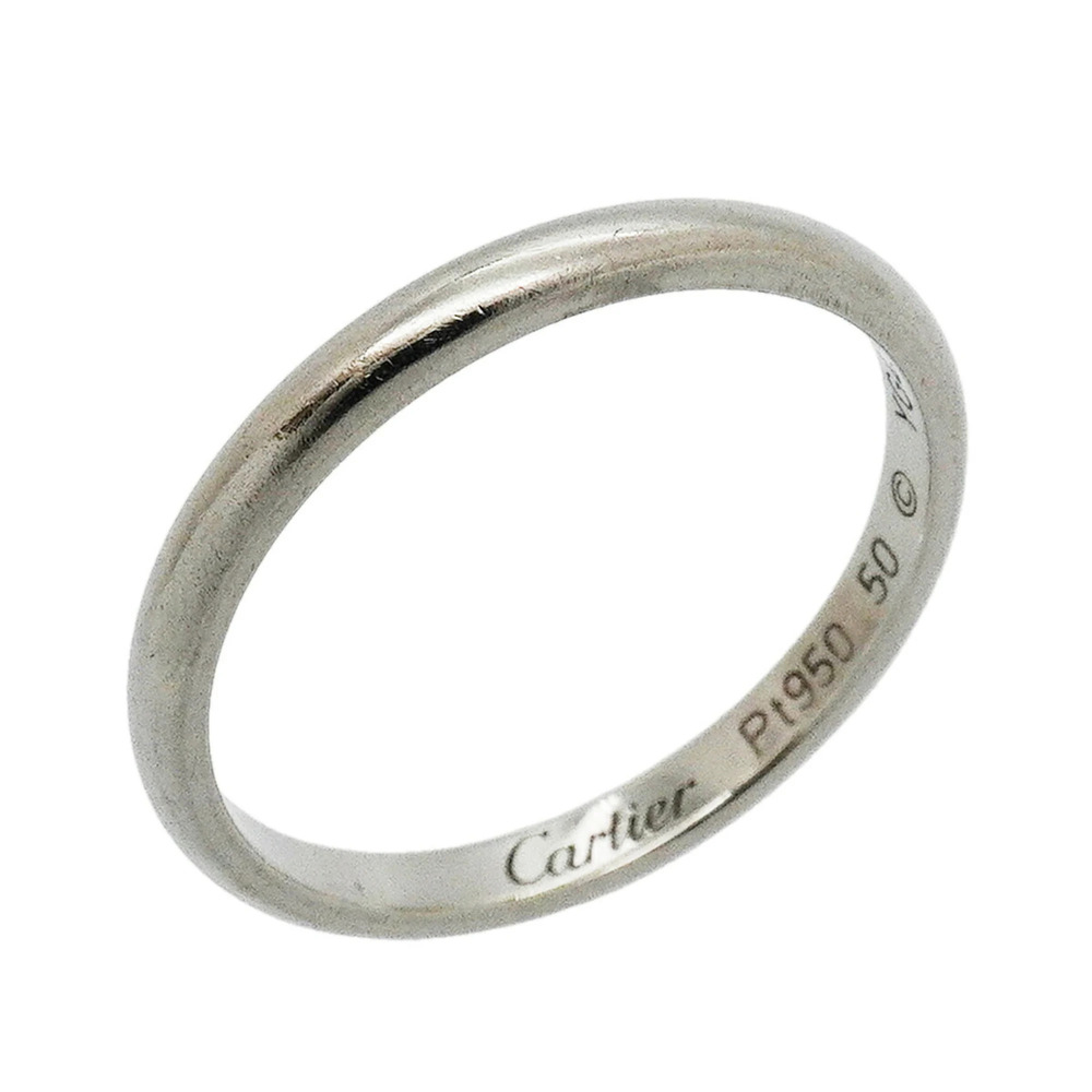 Cartier Wedding Ring, Platinum 950, Size #50, Ladies